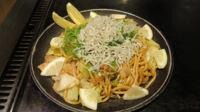 千房　レモン醤油焼きそば