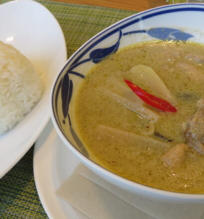 queen of thailand ginza グリーンカレー