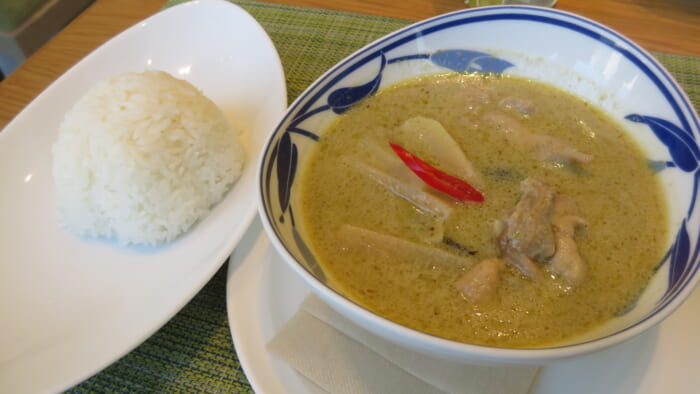 queen of thailand ginza グリーンカレー