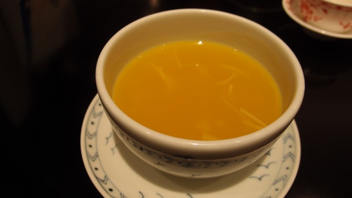 赤坂璃宮　かぼちゃのスープ