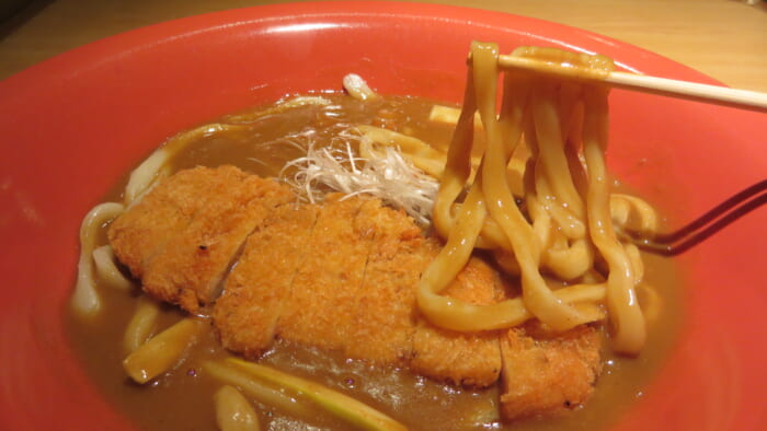 うらら＠銀座グランドホテル　豚ロースカレーカツカレーおうどん