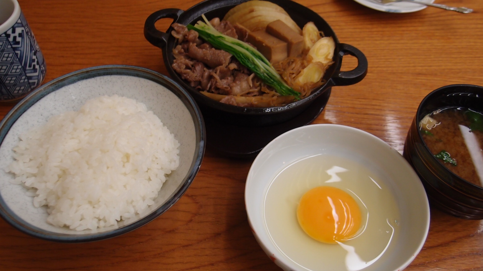 GINZA Yoshizawa “Sukiyaki nabe gozen”