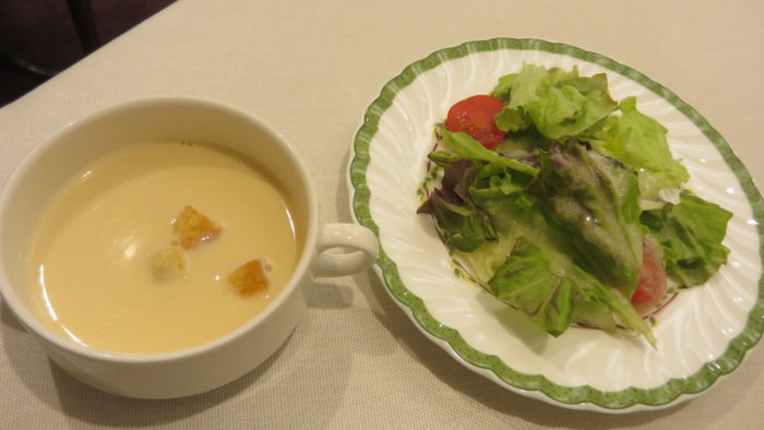 ルブラン　サラダとスープ