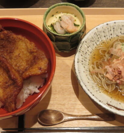 ふくい食の國２９１　ソースカツ丼と越前おろし蕎麦膳