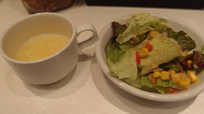 東京カレー名店会　サラダとスープ
