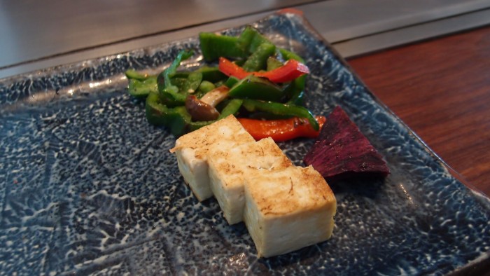 碧　野菜、豆腐鉄板焼