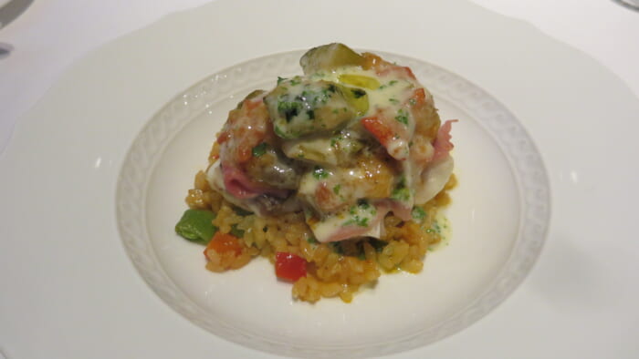 ル・マノアール・ダスティン　魚料理