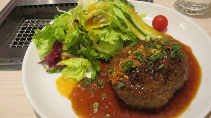 俺の焼肉 銀座４丁目店　和牛100%ハンバーグランチ