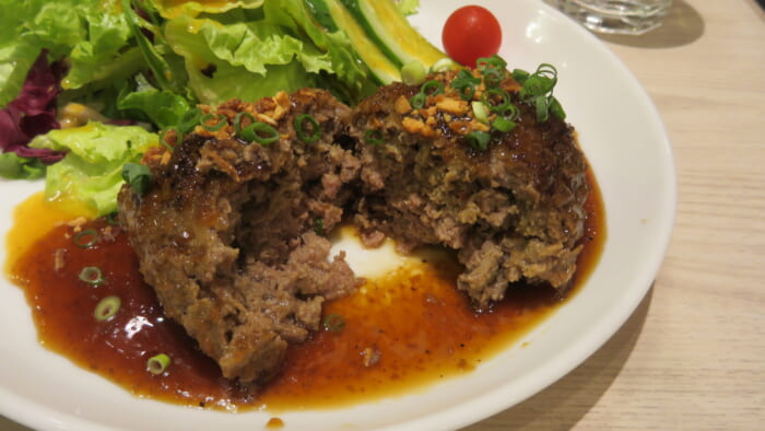俺の焼肉 銀座４丁目店　和牛100%ハンバーグランチ