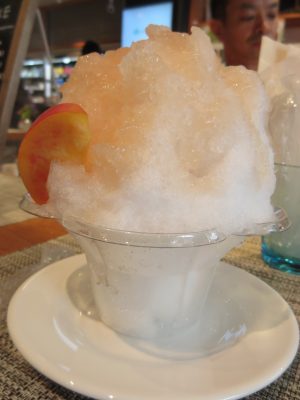 nagano　白桃かき氷