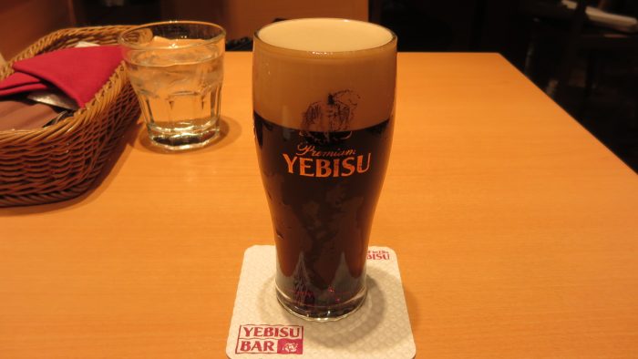 yebisu bar ランチビール