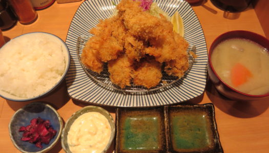 GINZA Tonkatsu Aoki “Fried oysters teishoku” | “Rib roast katsu teishok”