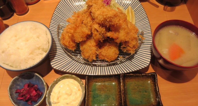 とんかつ檍　カキフライ定食