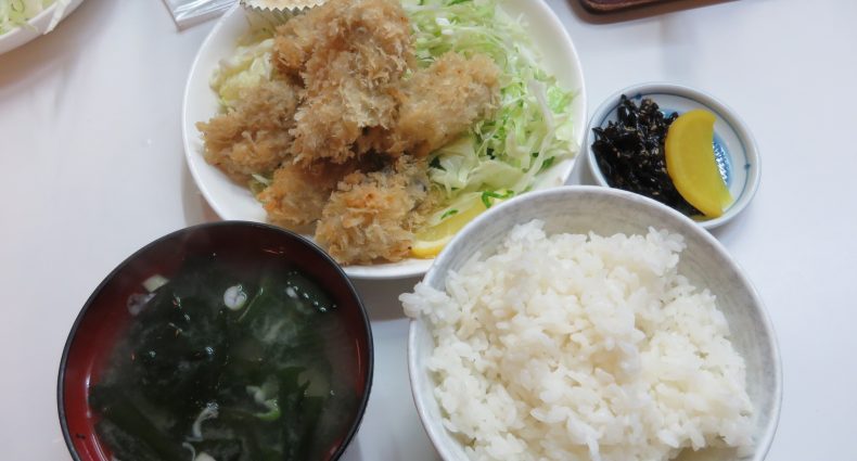 西田　カキフライ定食