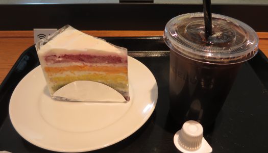 有楽町　DEAN&DELUCA CAFE 東京ミッドタウン日比谷　レインボーケーキ