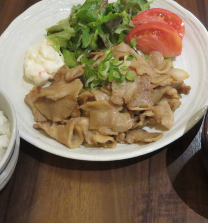 ウエスト・ゲート　しょうが焼き定食