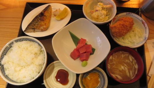 銀座　マグロ食堂魚金　マグロ幕の内定食