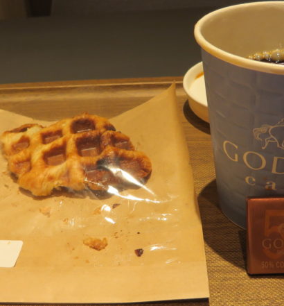 godiva cafe チョコクロッフル