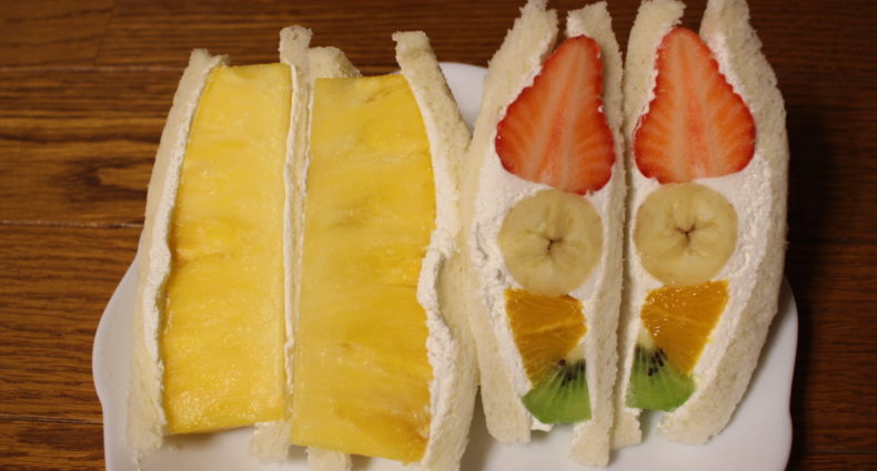 be! fruits sandwich フルーツサンド