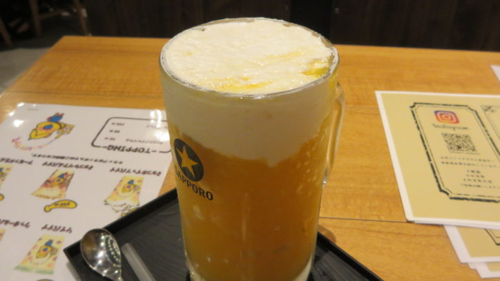 大吉　生ビールかき氷