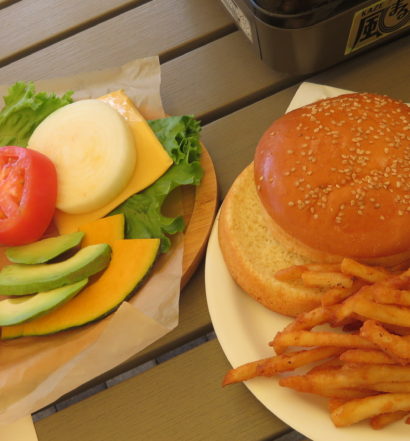 美しくなるビアガーデン　BBQポークバーガーセット