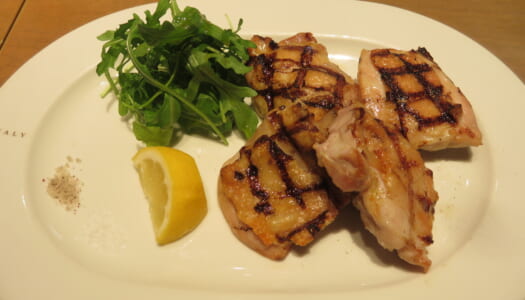 銀座　イータリー LA GRIGLIA　大山鶏モモのグリル | サーロイン・グリル・コース