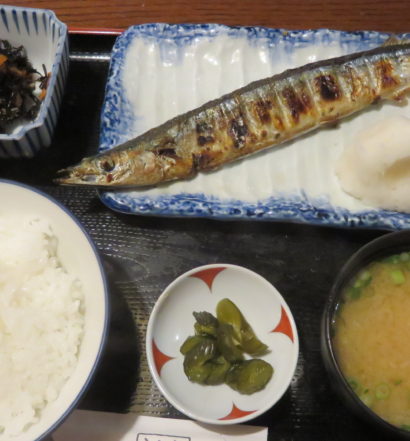 魚や旬　新さんま塩焼き定食