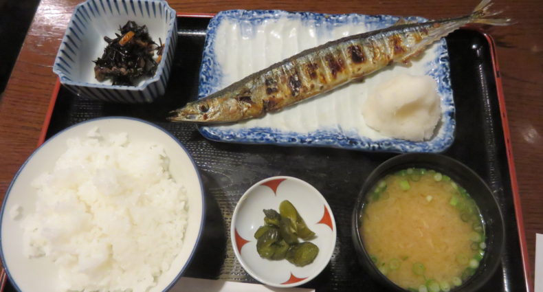 魚や旬　新さんま塩焼き定食