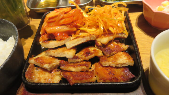 ダイダイ サムギョプサル定食