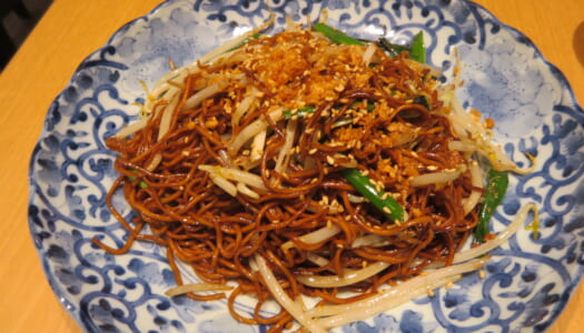 銀座　喜記（へいげい）＠イグジットメルサ　香港特製醤油焼きそば | 海老ワンタン麺