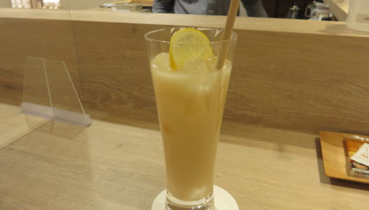 銀座　発酵カフェ＠松屋　ぜんざい、しまなみレモン甘酒