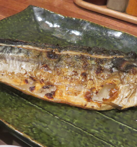 湊や磯吉食堂 銀座ナイン店　さばの塩焼き定食
