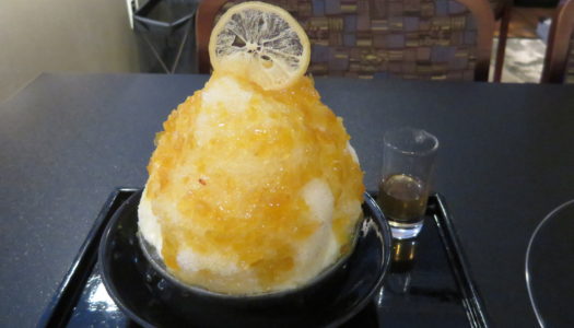 GINZA Yoshino “Ginza hachimitsu and lemon shaved ice” | “Waguri mont blanc shaved ice”