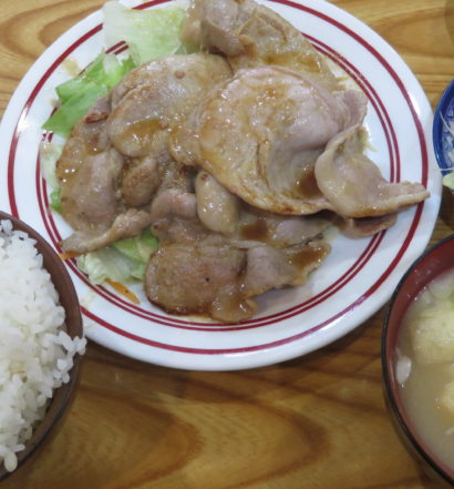 一木　豚ロース焼定食