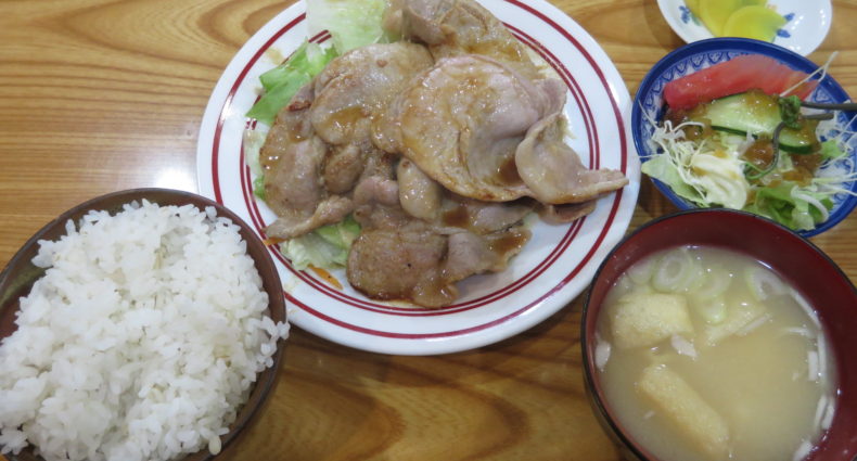 一木　豚ロース焼定食