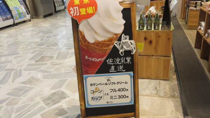 上越妙高　雪國商店　カマンベールソフトクリーム