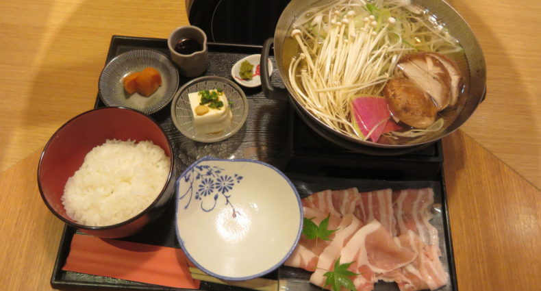 肉料理　豚しゃぶしゃぶ定食