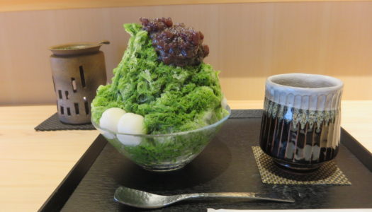 TSUKIJI Jyugetsudo “Ujikintoki shaved ice”