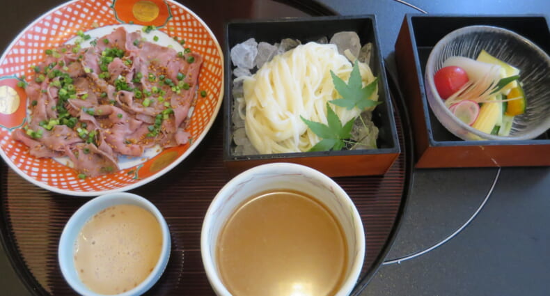 吉野　黒毛和牛と夏野菜の冷しゃぶ御膳
