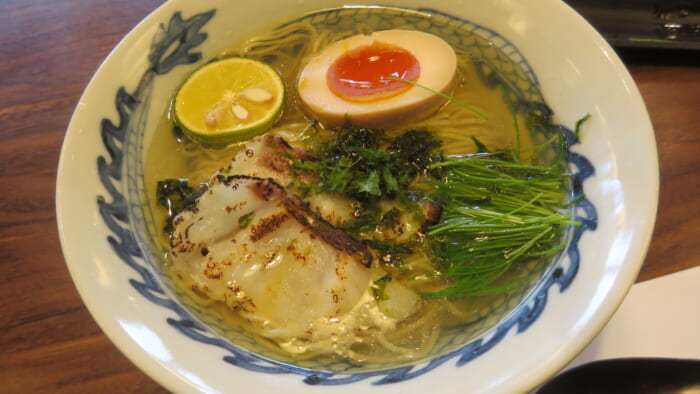 京AFURI SAKE&RAMEN BY SHIMOGAMOSARYO　京AFURIらーめん 鯛の潮仕立て