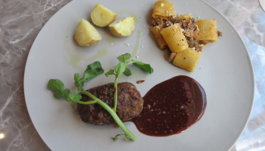 GINZA HESTIA GINZA “Oumiohkuragyu hamburg steak course”