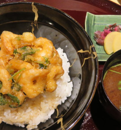 よこ田別邸　芝海老のかき揚げ丼