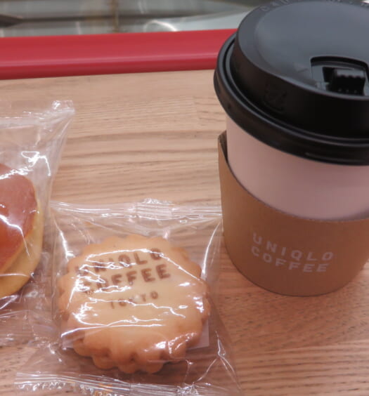 UNIQLO COFFEE TOKYO コーヒー、クッキー、どら焼き
