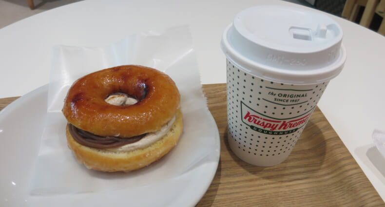 クリスピー・クリーム・ドーナッツ＠国際フォーラム　ブリュレ グレーズド ダブル モンブラン