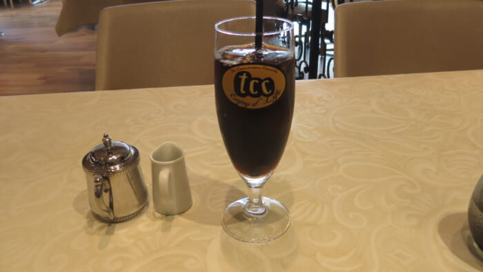tcc GINZA　アイスコーヒー