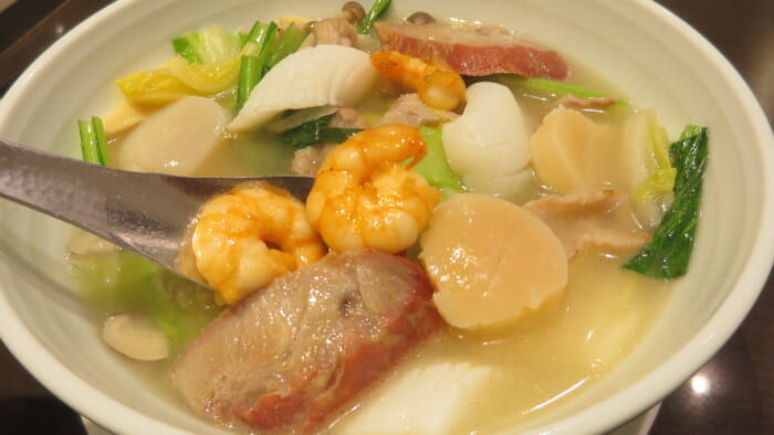 銀座アスター　海の幸と野菜の五目麺