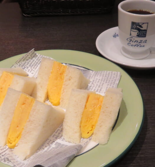 銀座珈琲店　銀座オムレツサンド