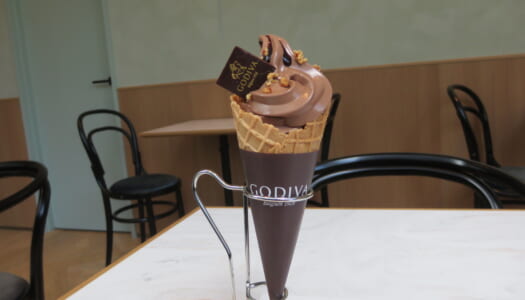 有楽町　GODIVA cafe HIBIYA　ソフトクリーム ダブルチョコレート