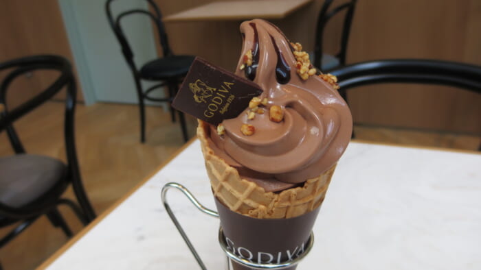 GODIVA cafe ソフトクリーム ダブルチョコレート