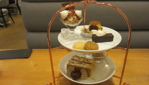 有楽町　キハチカフェ＠日比谷シャンテ　季節のAfternoon Tea Set KIHACHIのパイスペシャル
